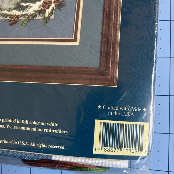 Dimensions Sunset Wolf Crewel Kit The Sentinel #11109 Al Agnew 12x15 1998 - Picture 2 of 5